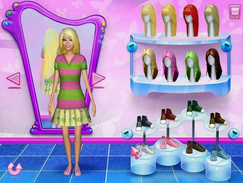 pc barbie games